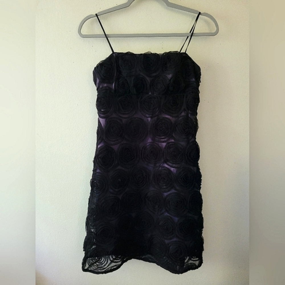 Vintage Y2K Democracy Romantic Rosette Coquette Whimsygoth Babydoll Mini Dress 2
